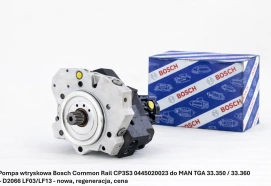 Pompa wtryskowa Bosch Common Rail CP3S3 0445020023 do MAN TGA 33.350 / 33.360 – D2066 LF03/LF13 - nowa, regeneracja, cena