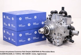 Pompa wtryskowa Common Rail Delphi 28297640 do Mercedes-Benz GLA200/GLA220, 2.1 CDI/d, 100-125kW– nowa, regeneracja