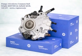 Pompa wtryskowa Common Rail Delphi 28257495 do Infiniti QX30, 125 kW – nowa, regeneracja