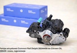 Pompa wtryskowa Common Rail Delphi 28244458 do Citroen C8, 100kW– nowa, regeneracja