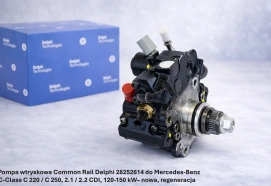 Pompa wtryskowa Common Rail Delphi 28252614 do Mercedes-Benz C-Class C 220 / C 250, 1.8 CDI, 88 - 100kW– nowa, regeneracja