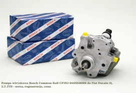 Pompa wtryskowa Bosch Common Rail CP3S3 0445020008 do Fiat Ducato II, 2.3 JTD - nowa, regeneracja, cena