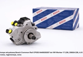Pompa wtryskowa Bosch Common Rail CP3S3 0445020207 do VW Worker 17.230, D0834 230, 4.6 l - nowa, regeneracja, cena