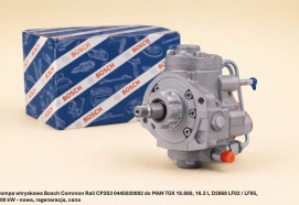 Pompa wtryskowa Bosch Common Rail CP3S3 0445020082 do MAN TGX 18.680, 16.2 l, D2868 LF02 / LF05, 500 kW - nowa, regeneracja, cena