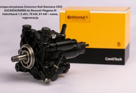 Pompa wtryskowa Common Rail Siemens VDO A2C9254250080 do Renault Megane III Hatchback 1.5 dCi, 70 kW, 81 kW – nowa, regeneracja