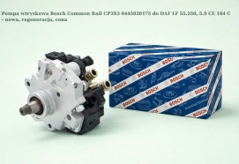 Pompa wtryskowa Bosch Common Rail CP3S3 0445020175 do DAF LF 55.250, 5.9 CE 184 C - nowa, regeneracja, cena