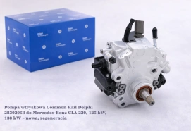 Pompa wtryskowa Common Rail Delphi 28302063 do Mercedes-Benz CLA 220, 125 kW, 130 kW – nowa, regeneracja