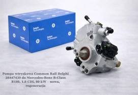 Pompa wtryskowa Common Rail Delphi 28447439 do Mercedes-Benz B-Class B180, 1.8 CDI, 80 kW – nowa, regeneracja