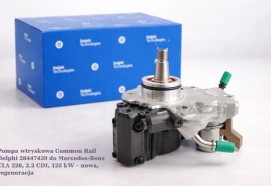 Pompa wtryskowa Common Rail Delphi 28447439 do Mercedes-Benz CLA 220, 2.2 CDI, 125 kW – nowa, regeneracja