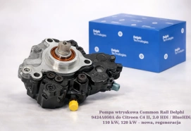 Pompa wtryskowa Common Rail Delphi 9424A050A do Citroën C4 II, 2.0 HDi / BlueHDi, 110 kW, 120 kW – nowa, regeneracja