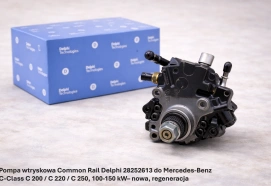 Pompa wtryskowa Common Rail Delphi 28252613 do Mercedes-Benz C-Class C 200 / C 220 / C 250, 100-150 kW– nowa, regeneracja