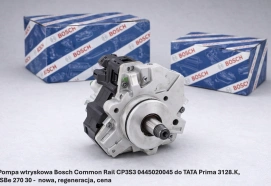 Pompa wtryskowa Bosch Common Rail CP3S3 0445020045 do TATA Prima 3128.K, ISBe 270 30 - nowa, regeneracja, cena
