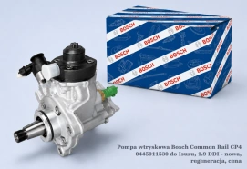 Pompa wtryskowa Bosch Common Rail CP4 0445011530 do Isuzu, 1.9 DDI - nowa, regeneracja, cena
