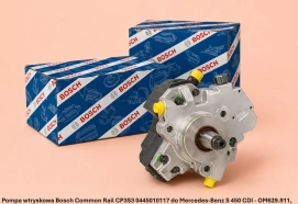 Pompa wtryskowa Bosch Common Rail CP3S3 0445010117 do Mercedes-Benz S 450 CDI - OM629.911, 235 kW - nowa, regeneracja, cena