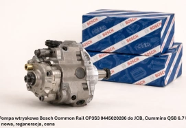 Pompa wtryskowa Bosch Common Rail CP3S3 0445020286 do JCB, Cummins QSB 6.7 l - nowa, regeneracja, cena