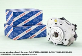 Pompa wtryskowa Bosch Common Rail CP3S3 0445020023 do MAN TGA 26.310 / 26.320 – D2066 LF04/LF14 - nowa, regeneracja, cena