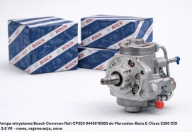 Pompa wtryskowa Bosch Common Rail CP3S3 0445010363 do Mercedes–Benz E-Class E350 CDI – 3.0 V6 - nowa, regeneracja, cena
