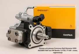 Pompa wtryskowa Common Rail Siemens VDO A2C59517047 do VW Beetle 1.6 TDI, 77 kW – nowa, regeneracja