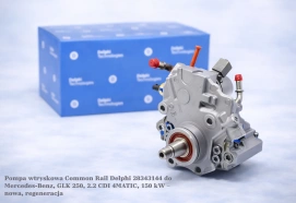 Pompa wtryskowa Common Rail Delphi 28343144 do Mercedes-Benz, GLK 250, 2.2 CDI 4MATIC, 150 kW – nowa, regeneracja