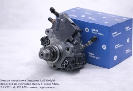 Pompa wtryskowa Common Rail Delphi 28343144 do Mercedes-Benz, V-Class V220, 2.2 CDI / d, 120 kW – nowa, regeneracja