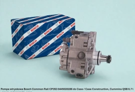 Pompa wtryskowa Bosch Common Rail CP3S3 0445020286 do Case / Case Construction, Cummins QSB 6.7 l - nowa, regeneracja, cena