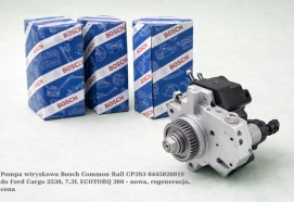 Pompa wtryskowa Bosch Common Rail CP3S3 0445020019 do Ford Cargo 2530, 7.3L ECOTORQ 300 - nowa, regeneracja, cena