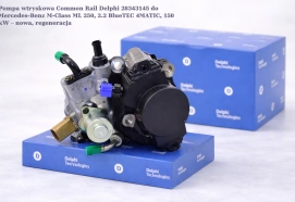 Pompa wtryskowa Common Rail Delphi 28343145 do Mercedes-Benz M-Class ML 250, 2.2 BlueTEC 4MATIC, 150 kW – nowa, regeneracja