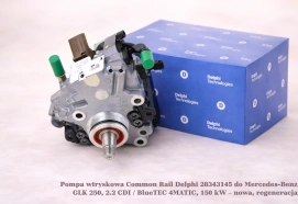 Pompa wtryskowa Common Rail Delphi 28343145 do Mercedes-Benz GLK 250, 2.2 CDI / BlueTEC 4MATIC, 150 kW – nowa, regeneracja