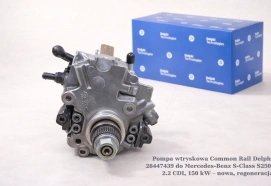 Pompa wtryskowa Common Rail Delphi 28447439 do Mercedes-Benz S-Class S250, 2.2 CDI, 150 kW – nowa, regeneracja