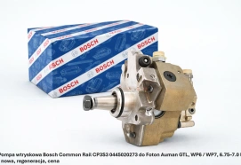 Pompa wtryskowa Bosch Common Rail CP3S3 0445020273 do Foton Auman GTL, WP6 / WP7, 6.75–7.0 l - nowa, regeneracja, cena