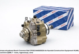 Pompa wtryskowa Bosch Common Rail CP3S3 0445020224 do Hyundai Construction Equipment HL940, Cummins QSB6.7 - nowa, regeneracja, cena