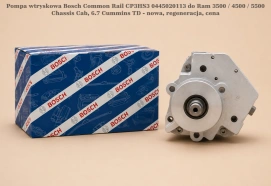 Pompa wtryskowa Bosch Common Rail CP3HS3 0445020113 do Ram 3500 / 4500 / 5500 Chassis Cab, 6.7 Cummins TD - nowa, regeneracja, cena