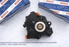 Pompa wtryskowa Bosch Common Rail CP3S3 0445020046 do Hyundai HD78, 3.0 D4CC - nowa, regeneracja, cena