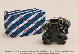 Pompa wtryskowa Bosch Common Rail CP3HS3 0445010322 do Mercedes-Benz GLE 350 d, 3.0 CDI - nowa, regeneracja, cena