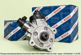 Pompa wtryskowa Bosch Common Rail CP4 0445011542 do Fiat / Jeep 1.6 MultiJet / 1.6 JTD - nowa, regeneracja, cena
