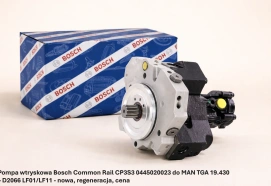Pompa wtryskowa Bosch Common Rail CP3S3 0445020023 do MAN TGA 19.430 – D2066 LF01/LF11 - nowa, regeneracja, cena