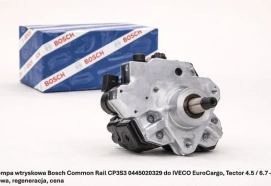 Pompa wtryskowa Bosch Common Rail CP3S3 0445020329 do IVECO EuroCargo, Tector 4.5 / 6.7 – nowa, regeneracja, cena