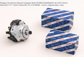 Pompa wtryskowa Bosch Common Rail CP3HS3 0445020167 do MAN Lion’s Intercity C Ü / Lion’s Intercity ÜL, 6.9 D0836 - nowa, regeneracja, cena