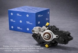 Pompa wtryskowa Common Rail Delphi 9424A050A do Peugeot 3008 I, 2.0 HDi, 100 kW, 110 kW, 120 kW – nowa, regeneracja