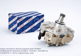 Pompa wtryskowa Bosch Common Rail CP3HS3 0445020310 do Komatsu PC200-8 / PC210-8 / PC210LC-8, SAA6D107E-1 - nowa, regeneracja, cena