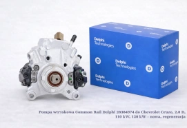 Pompa wtryskowa Common Rail Delphi 28384974 do Chevrolet Cruze, 2.0 D, 110 kW, 120 kW – nowa, regeneracja