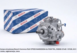 Pompa wtryskowa Bosch Common Rail CP3S3 0445020204 do MAN TGL, D0836 LFL40 / LFL50, 6.9 l - nowa, regeneracja, cena