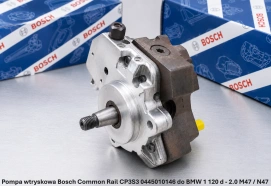 Pompa wtryskowa Bosch Common Rail CP3S3 0445010146 do BMW 1 120 d - 2.0 M47 / N47 - nowa, regeneracja, cena