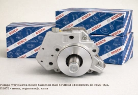 Pompa wtryskowa Bosch Common Rail CP3HS3 0445020316 do MAN TGX, D2676 - nowa, regeneracja, cena