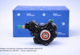 Pompa wtryskowa Common Rail Delphi 28212378 do Citroën C4, 100 kW – nowa, regeneracja
