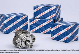 Pompa wtryskowa Bosch Common Rail CP3S3 0445020257 do Iveco EuroCargo ML180E28, 6.7 l Tector 7 - nowa, regeneracja, cena