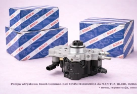 Pompa wtryskowa Bosch Common Rail CP3S3 0445020014 do MAN TGX 18.400, D2066 - nowa, regeneracja, cena