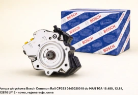 Pompa wtryskowa Bosch Common Rail CP3S3 0445020018 do MAN TGA 18.480, 12.8 l, D2876 LF12 - nowa, regeneracja, cena