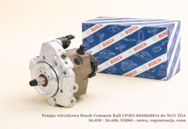 Pompa wtryskowa Bosch Common Rail CP3S3 0445020014 do MAN TGA 24.430 / 24.440, D2066 - nowa, regeneracja, cena