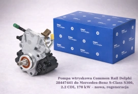 Pompa wtryskowa Common Rail Delphi 28447441 do Mercedes-Benz S-Class S300, 2.2 CDI, 170 kW – nowa, regeneracja